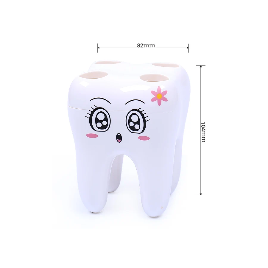 Мультяшная 4 отверстия держатель для зубных щеток подставка для щетки полка для зубных щеток Держатель для ванной комнаты наборы продуктов
