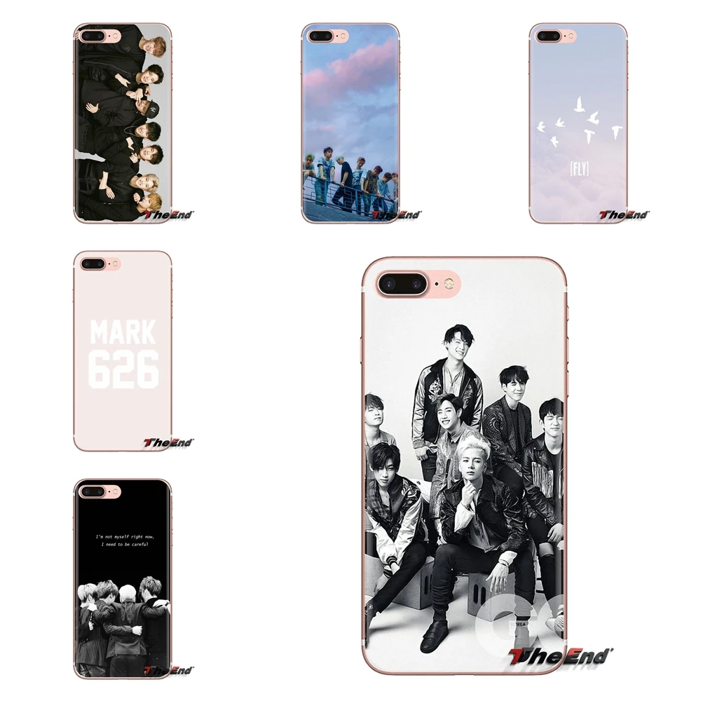 

For Sony Xperia Z Z1 Z2 Z3 Z5 compact M2 M4 M5 C4 E3 T3 XA Huawei Mate 7 8 Y3II TPU Shell Cases got7 kpop Korea Boy Girl jackson