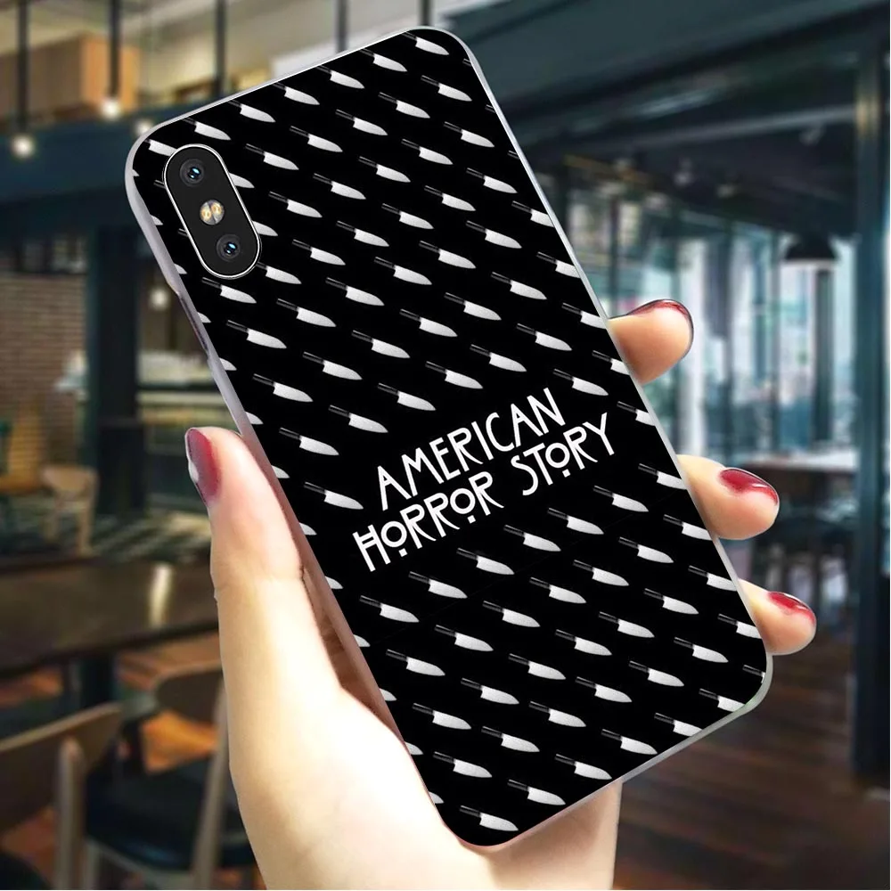 ТВ American Horror Story чехол для телефона чехол для iPhone 5S 5 SE 6 6S Plus/6 Plus/6 S Plus 7 8/7 8 плюс X XS XR Xs Max жесткий чехол с принтом - Цвет: K1021403