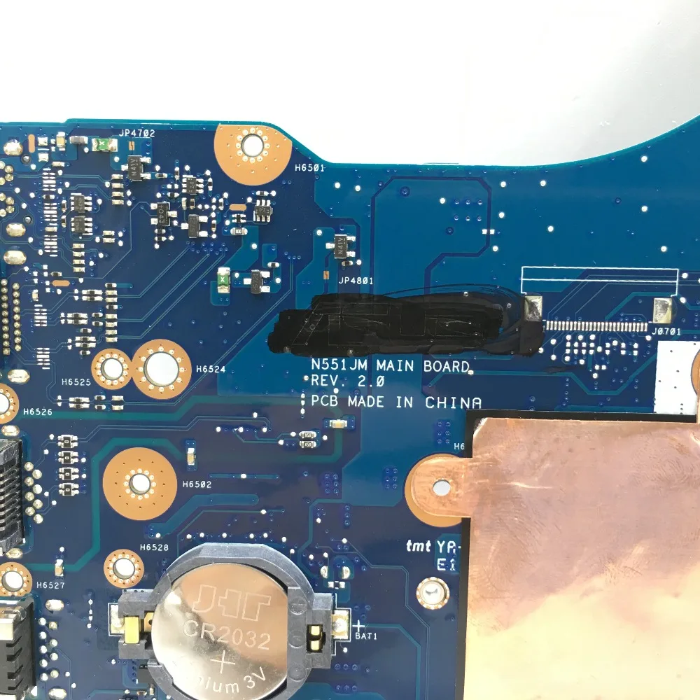 amazing  KEFU N551JM For ASUS N551JQ N551JW N551JM N551JK Laptop Motherboard i7-4720HQ CPU PM GTX960 Mainboa