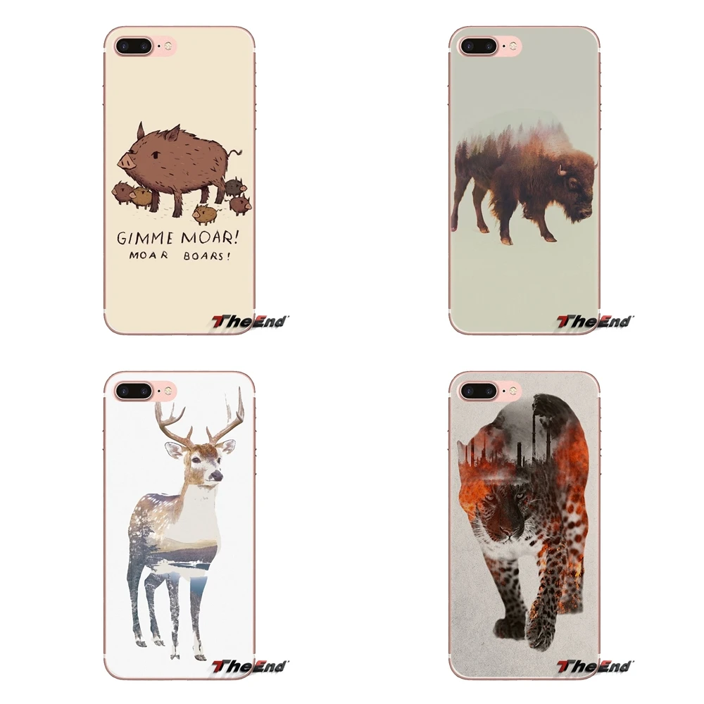 

Wild Boar Animal For Huawei Nova 2 3 2i 3i Y6 Y7 Y9 Prime Pro GR3 GR5 2017 2018 2019 Y5II Y6II Soft Transparent Shell Covers