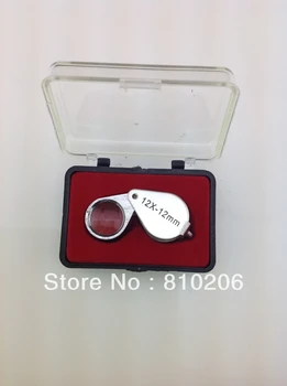 

Jewelry tester detector Tools12X12MM TRIPLET DENTAL LOUPES diamond gemstone gold silver testing tool