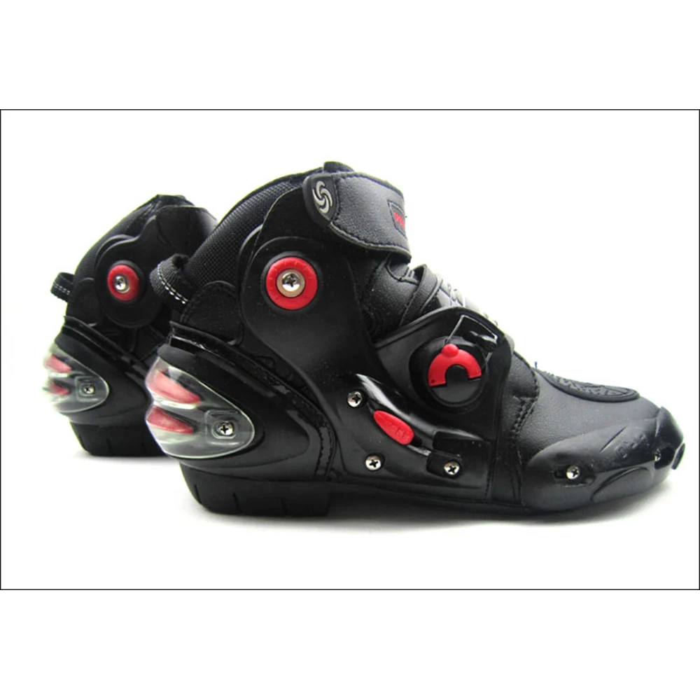 Pro-biker Motorcycle Shoes Motocross Racing Boots Motorbike Leather Waterproof Size EU 40-45 A9001 SWX Brand MOTO