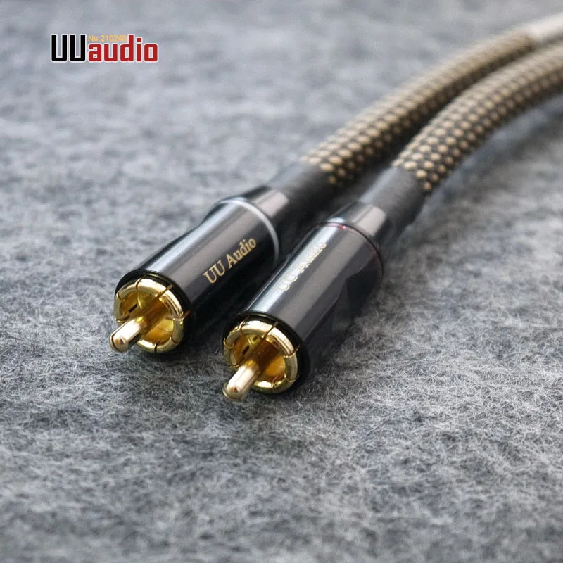

1pair High Quality RCA To RCA DIY RCA Cable / RCA Audio Cable 0.5M 1M 1.5M - UU03
