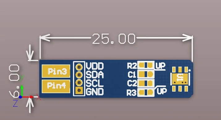 Модуль датчика температуры и влажности SHT10 SHT11 SHT20 SHT25 HTU21 SI7021 HDC1080 модуль 25 мм * 5 1 15