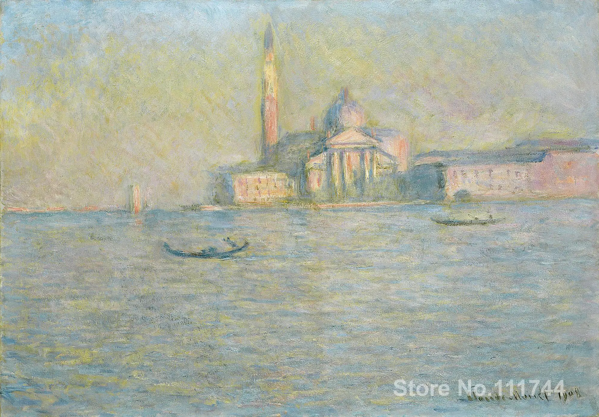 

San Giorgio Maggiore 3 Claude Monet paintings for sale Landscape art Handmade High quality