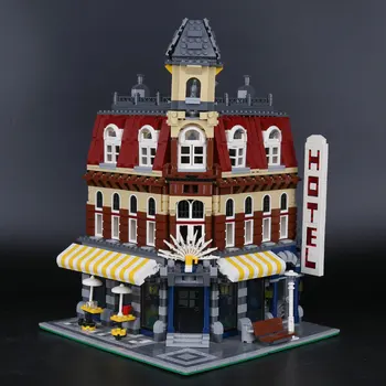 

DHL 15002 The Cafe Corner Set Compatible Street View 10182 Modular Building Blocks Kids Toy Christmas Gifts