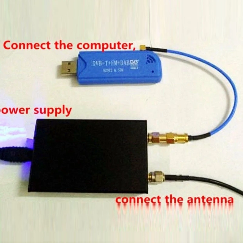 150K-30MHZ HF Upconverter For RTL2383U SDR Receiver with Aluminum Case