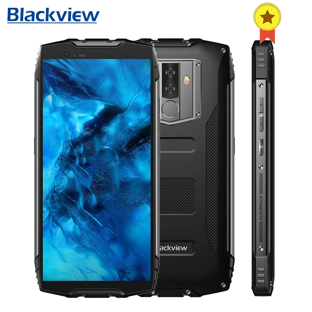 Смартфон Blackview BV6800 Pro IP68 IP69K Face ID 5," FHD 4 Гб+ 64 Гб 16,0 Мп мобильный телефон Восьмиядерный Android 8,0 NFC 4G мобильный телефон