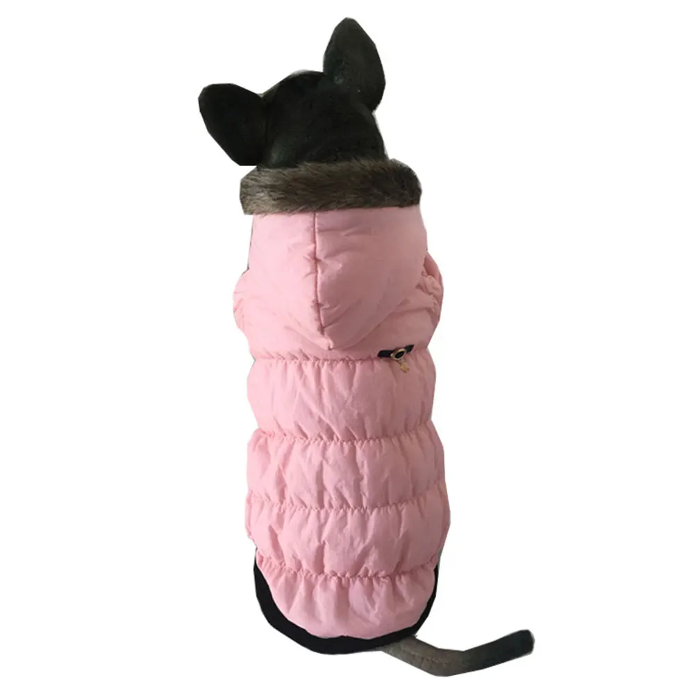 Medium Large Dog Winter Coat Cotton Padded Bubble Down Coat Hooded