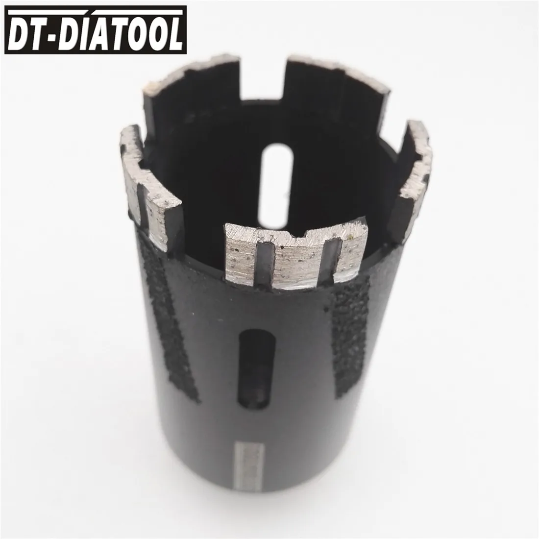 DT-DIATOOL 50mm 1unit Dry Laser Welded Diamond Drilling Core Bits With Side Protection 5/8"-11 inch Thread Drill Bits Dry or Wet