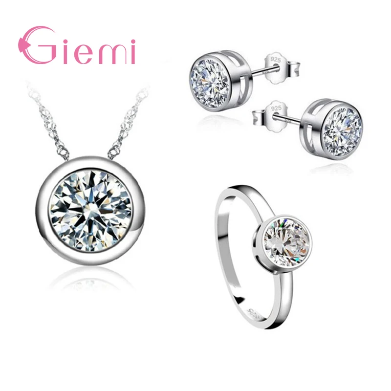 Комплект из колье серёг и кольца серебра 925 пробы|jewelry sets for women|wedding necklacefashion jewelry set