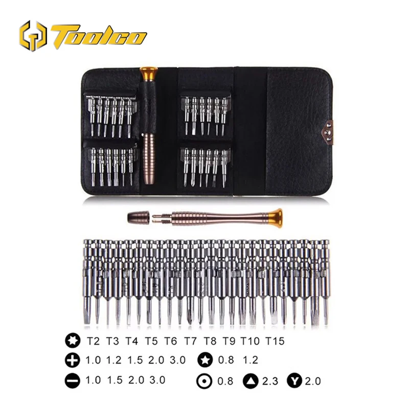 

Toolgo 25 in 1 Torx Screwdriver Phone Repair Tool Hand Tools Dismantling Tool Repair Set for Computer Android Apple Phone