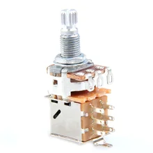 Instrumento musical A500K Push Pull potencjometr sterowany potencjometr na elektryczna gitara basowa instrumenty muzyczne ea14