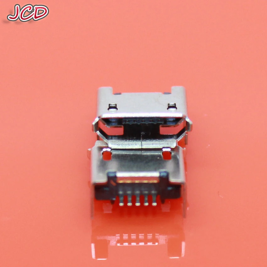 

JCD New Micro USB 5 Pin Flat DIP jack Micro USB connector 5pin seat Jack Micro usb Four legs 5P Inserting plate seat