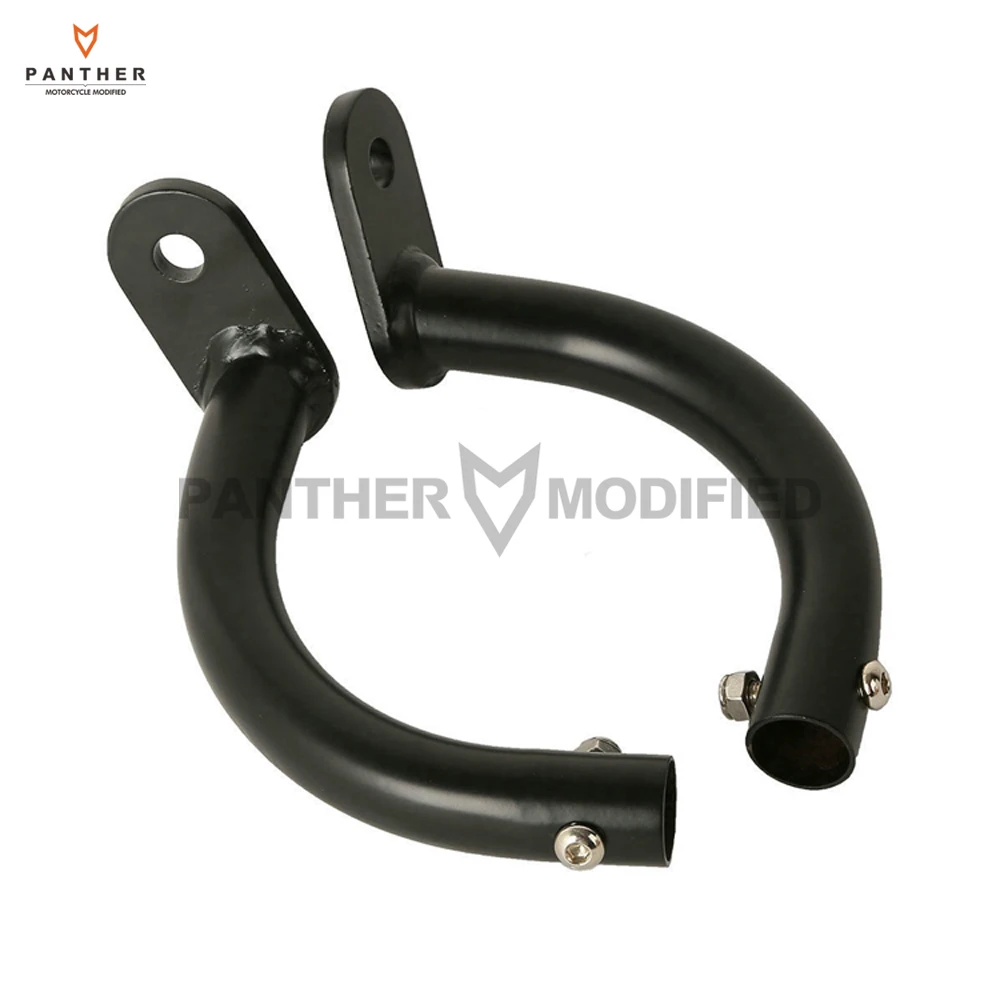 

Black Motorcycle Saddlebag Guard Eliminator Support Bracket Moto Guards case for Harley Touring Electra Glide FLHT 1997-2008