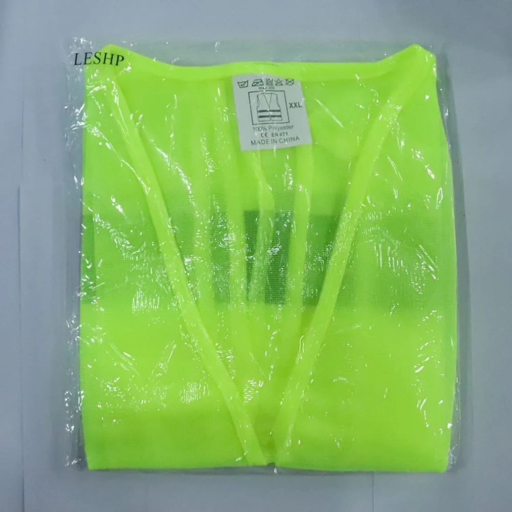 

Reflective Vest High Visibility Fluorescent Safety Vest Outdoor Clothing Running Contest Vest Light-Reflective Ventilate Vest