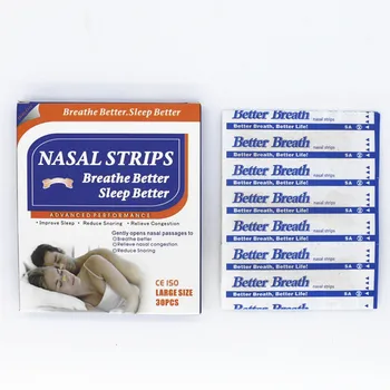 

Anti Snoring Nasal Strips 15box=450pcs (55x16mm) Breath Right Better Nasal Strips Reduce Snoring Device Health Sleeping Aid