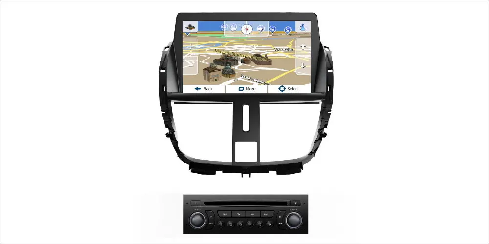 Clearance Liislee Car Android Multimedia For Peugeot 206 2010~2013 Radio CD DVD Player GPS Navi Map Navigation Audio Video Stereo System 18