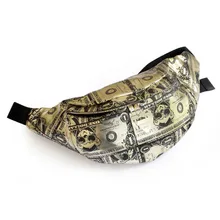 Модный тренд PU очки медведь поясная сумка Bananka путешествия досуг поясная сумка для женщин прогулки альпинизма живота полоса