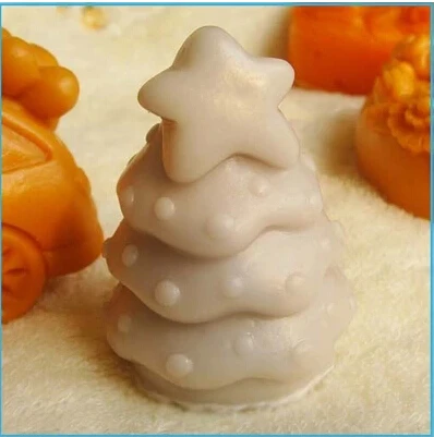 

Sell hot The Christmas tree/star modelling silicon soap mold Cake decoration mold Handmade soap mold wholesales