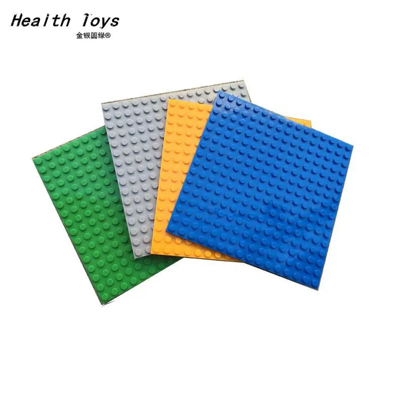 

Kids Construction Toys Plastic Building Blocks Parts Compatible With Lego Bricks DIY Toys Mini Figures 16x16 Base Plate 1 pcs
