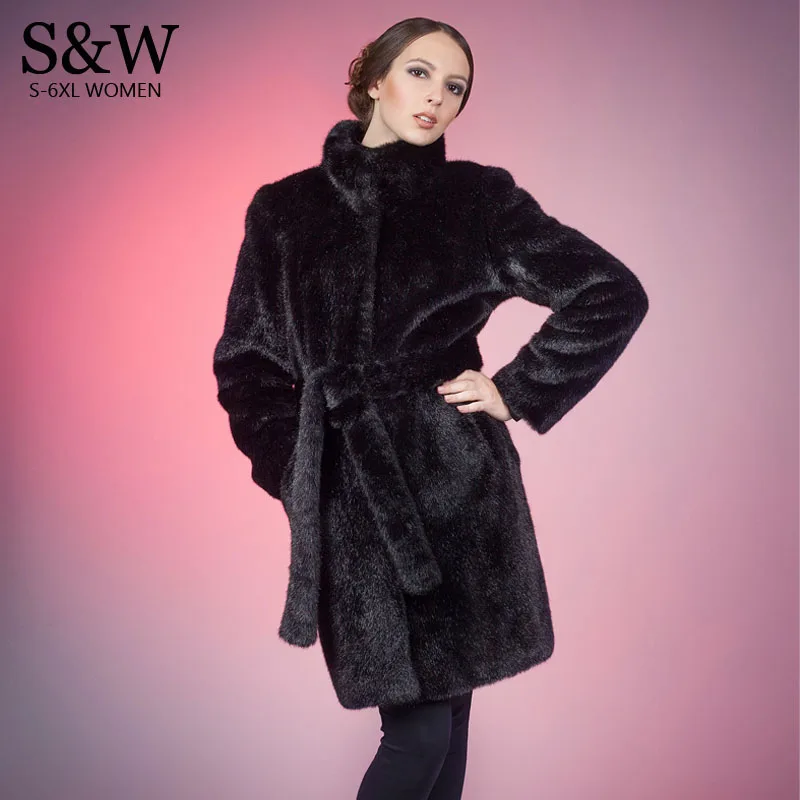 manteau fourrure synthétique mango