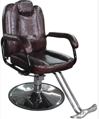 Горячие Парикмахерская парикмахерское кресло. Парикмахерское кресло. Положил лежа бритвы стул может быть поднимаясь вращения - Цвет: Светло-серый