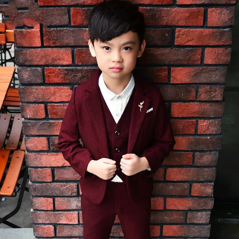 

2019 Boys Suits for Wedding Spring Autumn Boys Wedding Suit Formal Suit for Boy Party Suits Blazer Boy Clothing 3-10T
