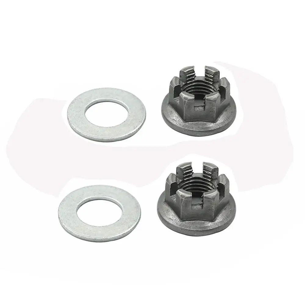 

2 Performance axle castle hub nut washer For Yamaha Banshee 200/350 Raptor350 660 Blaster YFZ450 Warrior 350 Grizzly 125 Breeze