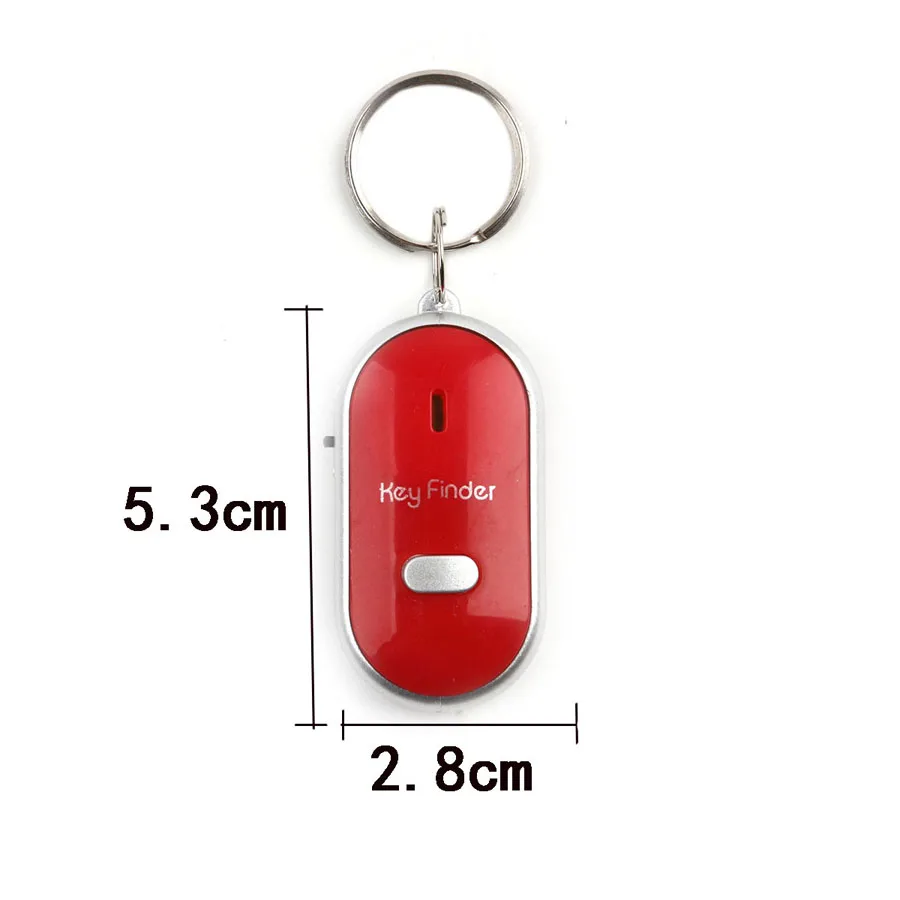 Fuloophi Mini Anti-lost Key Finder светодиодный светящийся свисток Звук брелок напоминание дети ключ сумка кошелек локаторы для домашних питомцев анти потеря сигнализации