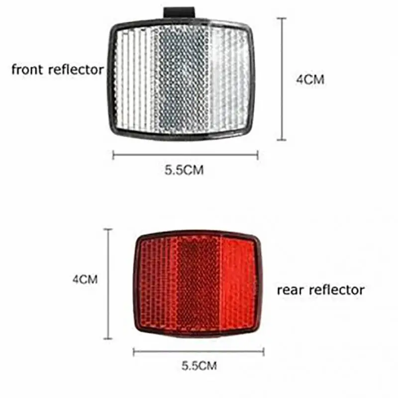 Perfect Bicycle Bike Cycle Satellite Cycling Safety Front Rear Reflectors cycling Accessories 1