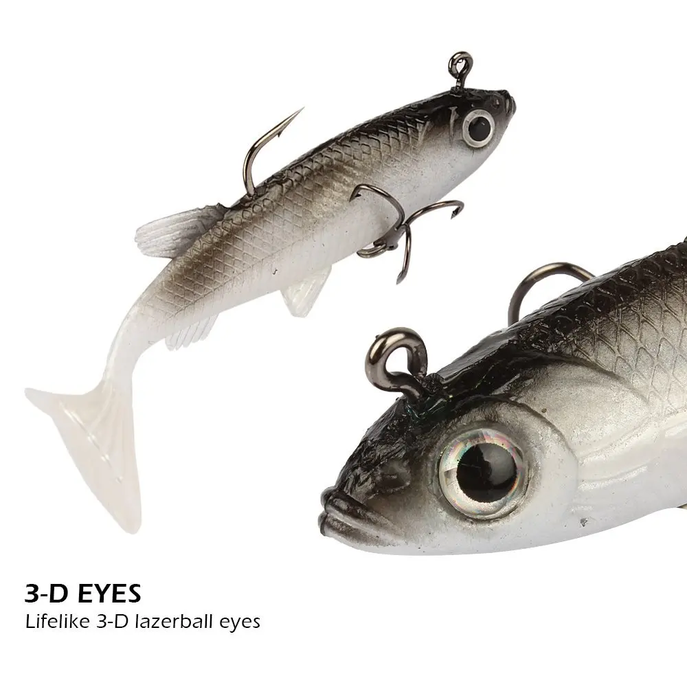 Goture 5 unidades de señuelo de Pesca japonesa Swimbait de Isca cebo Artificial, carpa plomo de Pesca plantilla pescado Pesca 13g /8,5 cm Goture 5 unidades de señuelo de Pesca japonesa Swimbait de Isca cebo Artificial, carpa plomo de Pesca plantilla pescado Pesca 13g /8,5 cm