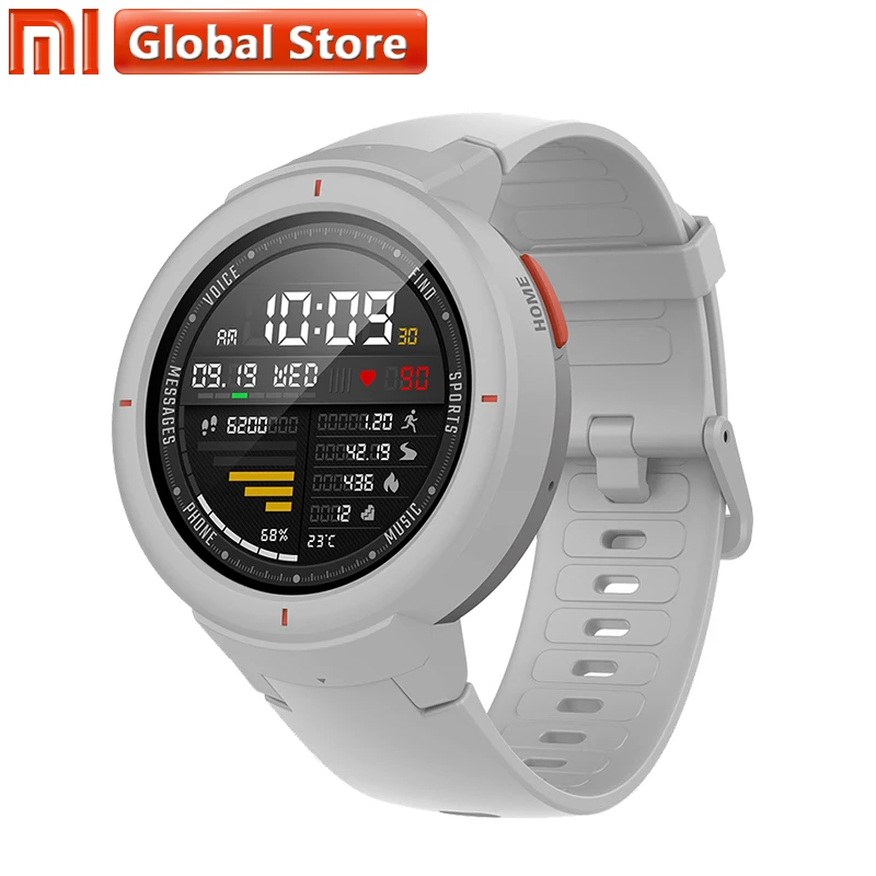 

Global Version Xiaomi AMAZFIT Verge 3 GPS Smart Watch IP68 AMOLED Screen Answer Calls Smartwatch Multi Sports for Redmi note 7