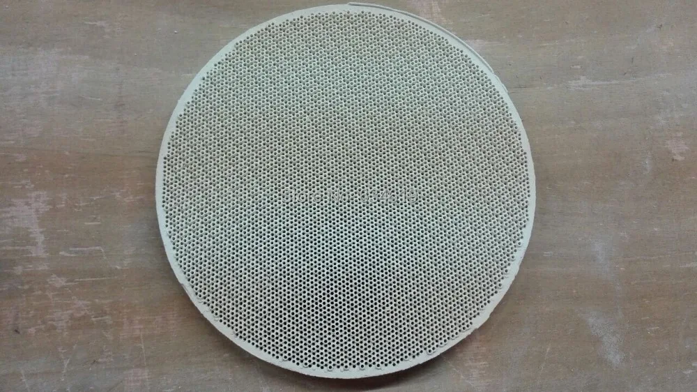 Round Gas Cordierite Ceramic Plates Infrared Heat Panel Gas