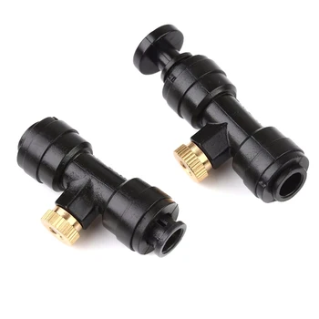 

Brass Misting Nozzles Kit 10x 0.3mm 10/24 UNC+10x Slip-Lok Misting Nozzle+1x Plug Set DC120