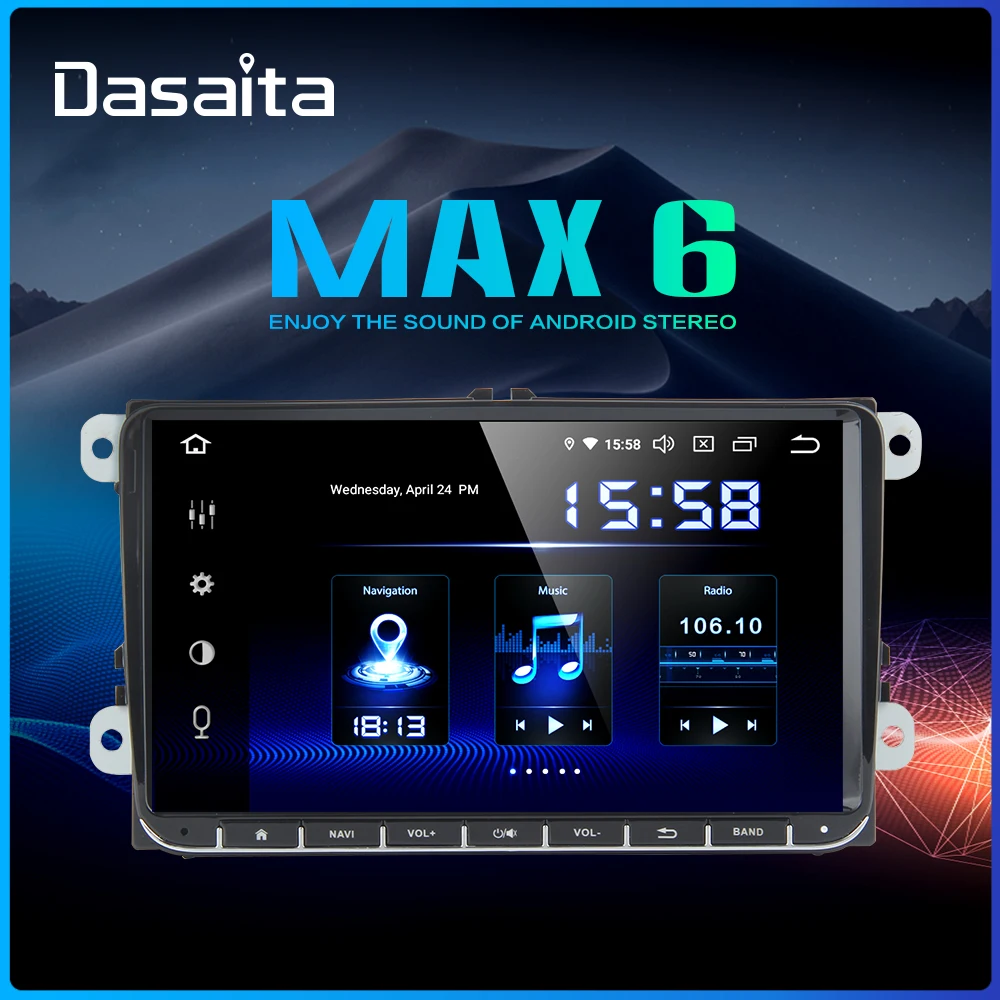 Top Dasaita 9" IPS Touch Screen 1 Din Car Radio Android 9.0 for VW GPS Polo Golf Eos Tiguan Seat leon Passat Car Stereo 1080P Video 0 Top Dasaita 9" IPS Touch Screen 1 Din Car Radio Android 9.0 for VW GPS Polo Golf Eos Tiguan Seat leon Passat Car Stereo 1080P Video 0