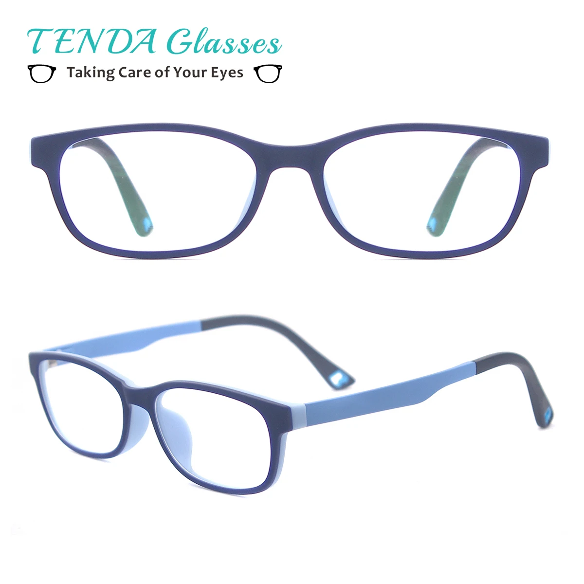 

Kids Oval Ultem Spectacles Girl Boy Soft Eyeglass Frames Lightweight and Flexible Prescription Glasses