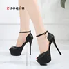 Platform Heels Sliver Wedding Shoes Woman Pumps Gold Women Sandals Female heels 14cm party Shoes Sapato feminino ► Photo 2/6