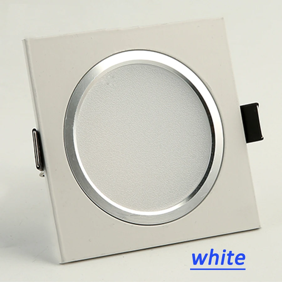 10 шт. светодиодный потолочный светильник 7 Вт 9 12 220 В|lighting square led|led light leddownlight 9w led |
