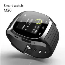 Smartwatch M26 rwatch Wasserdichte Bluetooth Reloj M26 Mit Musik-player Podometro Montre verbindungsstück Für Android Telefon PK U8