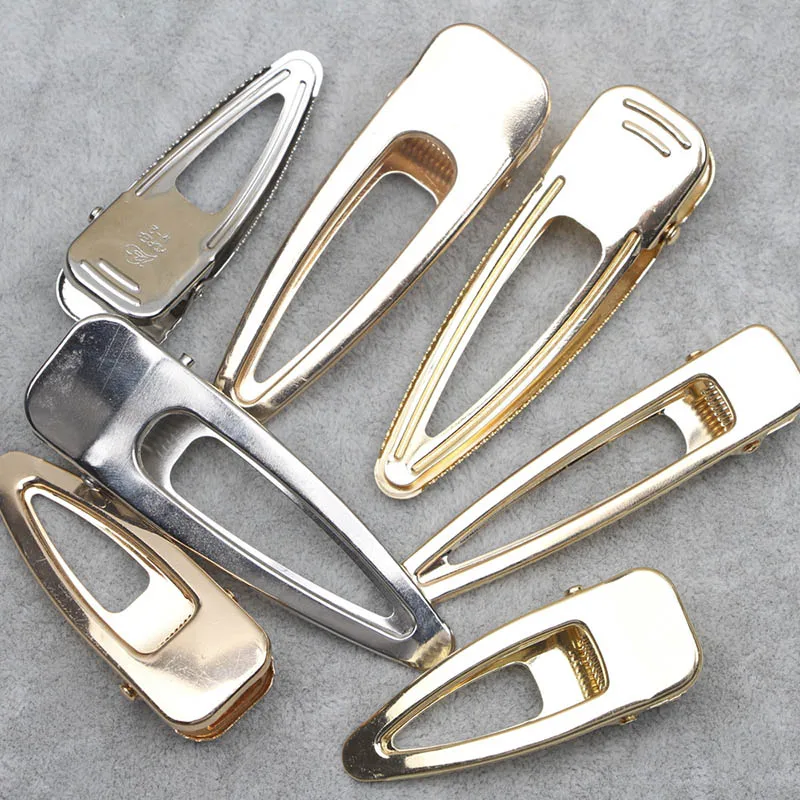 

10Pcs Rhodium Gold Color Hairclips Fashion Korean Hairpin Blank Hair Clip Base for Diy Jewelry Making Pearl Hair Clips Setting