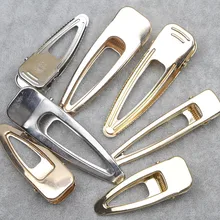 10Pcs Rhodium Gold Color Hairclips Fashion Korean Hairpin Blank Hair Clip Base for Diy Jewelry Making Pearl Hair Clips Setting