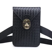 Женская поясная сумка celular Fashion Weave Fanny Pack поясная мини-сумка для сотового телефона для подростков девочек Messenger s
