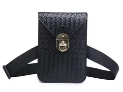 Для женщин талии сумка Celular модные ткань поясная сумка мини сотовый телефон сумка кошелек для Для женщин подросток Обувь для девочек