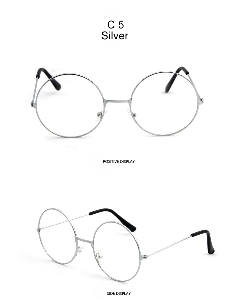 Круглые для очков оправа для очков мужские/женские прозрачные поддельные очки круглые оправы для очков для женщин/мужчин