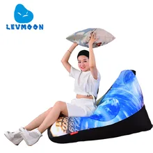 LEVMOON Beanbag Sofa Chair Statue of Liberty Seat Zac Bean Bag Bed Cover Without Filling Indoor Beanbags