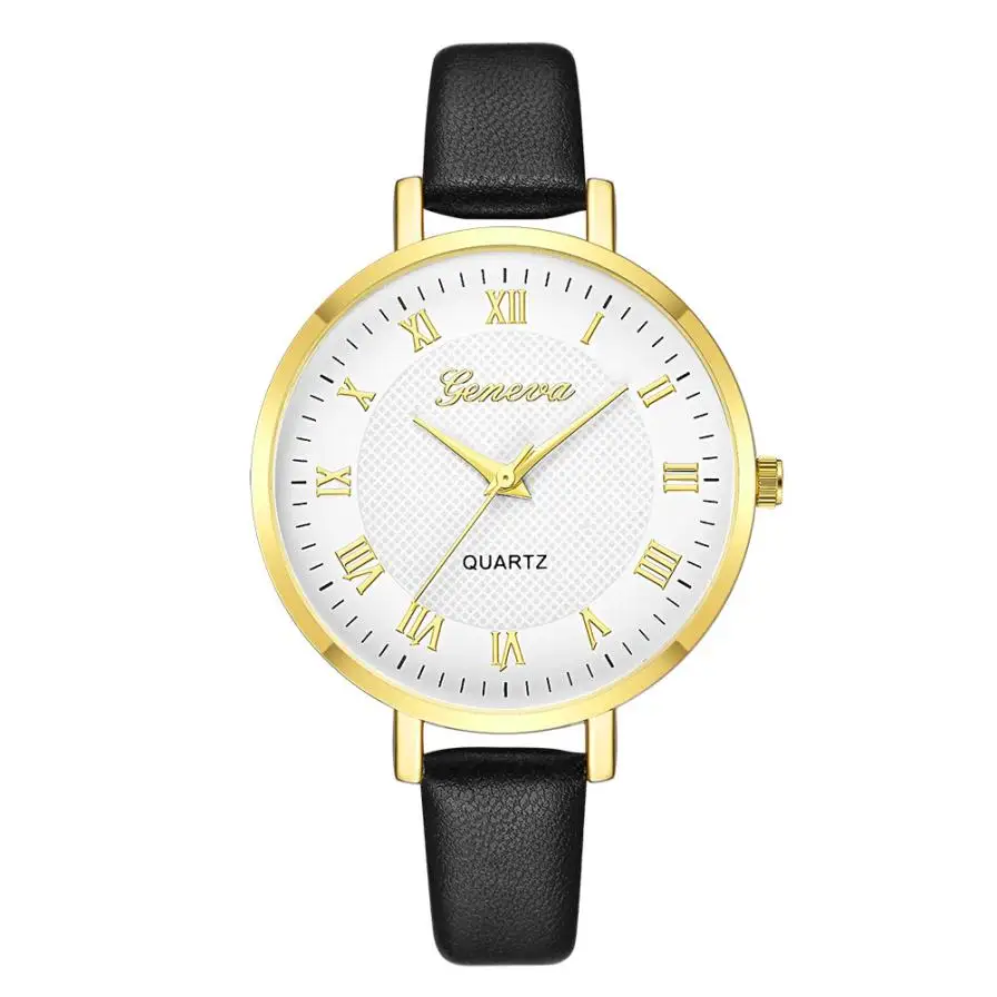 2018 леди женщина наручные часы Высокое качество Женские часы montre femme Женева Кварцевые часы Для женщин часы reloj mujer элегантный 50 P