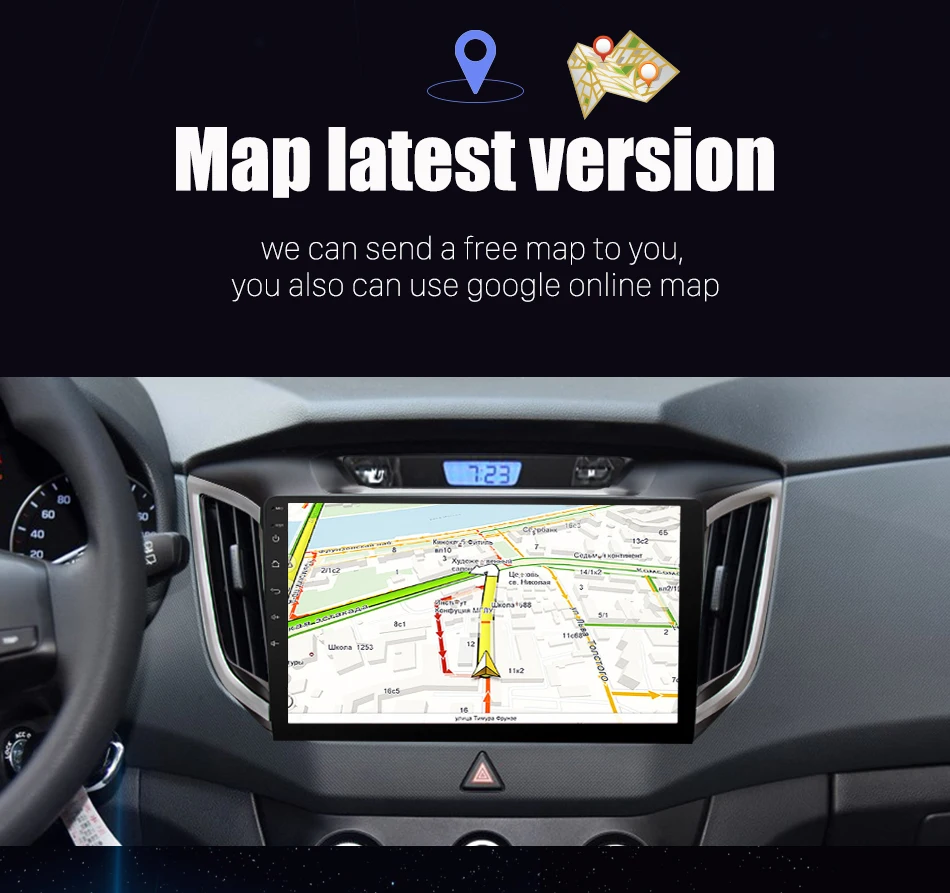 Cheap Eunavi 4G+32G Octa 8 core android 9.0 car dvd for Hyundai Creta ix25 multimedia car radio gps navi PX6 Radio WIFi car stereo 9