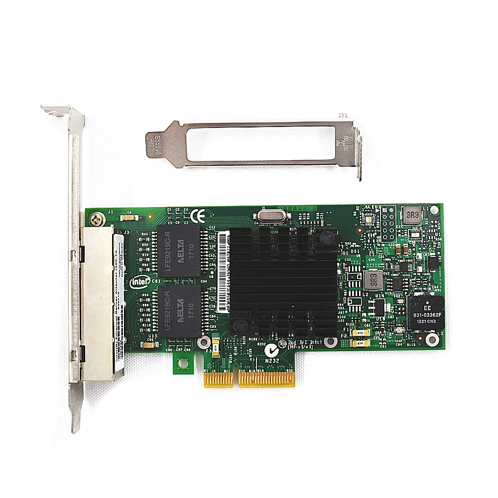 Сетевая карта для сервера FANMI I350 T4 4 порта Gigabit Ethernet PCI Express X4 intel I350AM4|3G модемы| |
